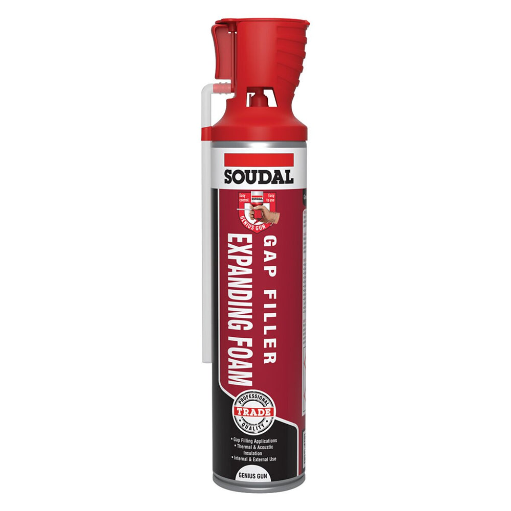 Soudal Gap Filler Expanding Foam Genius Gun 600ml