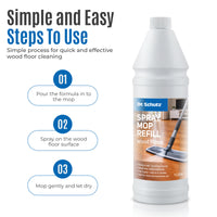 Dr. Schutz Wood Floor Cleaner Refill for Spray Mop