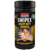 Soudal Heavy Duty Swipex Scrub-Clean Wipes 80 Pack