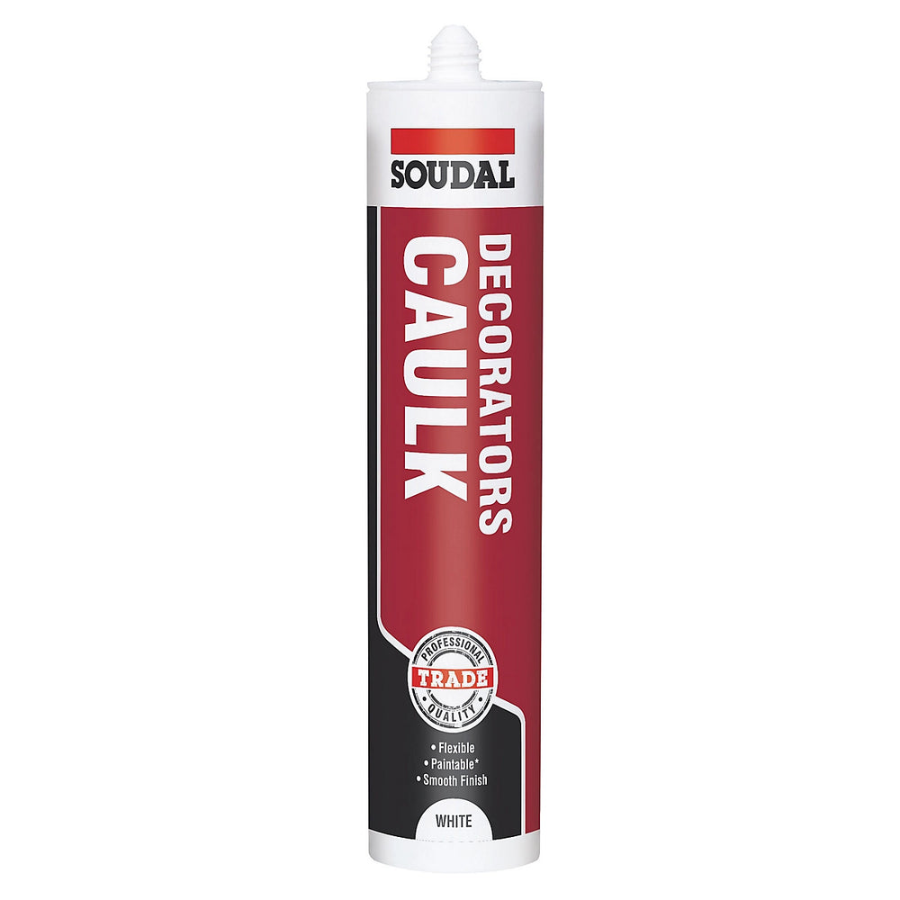 Soudal Decorators Caulk White 290ml
